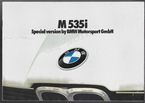 Bmw m535i e12 1980 1981 - bmw, 1980-1981