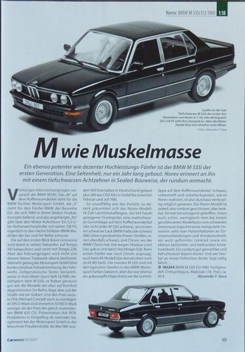 Bmw 535i 1 18 von - bmw, e